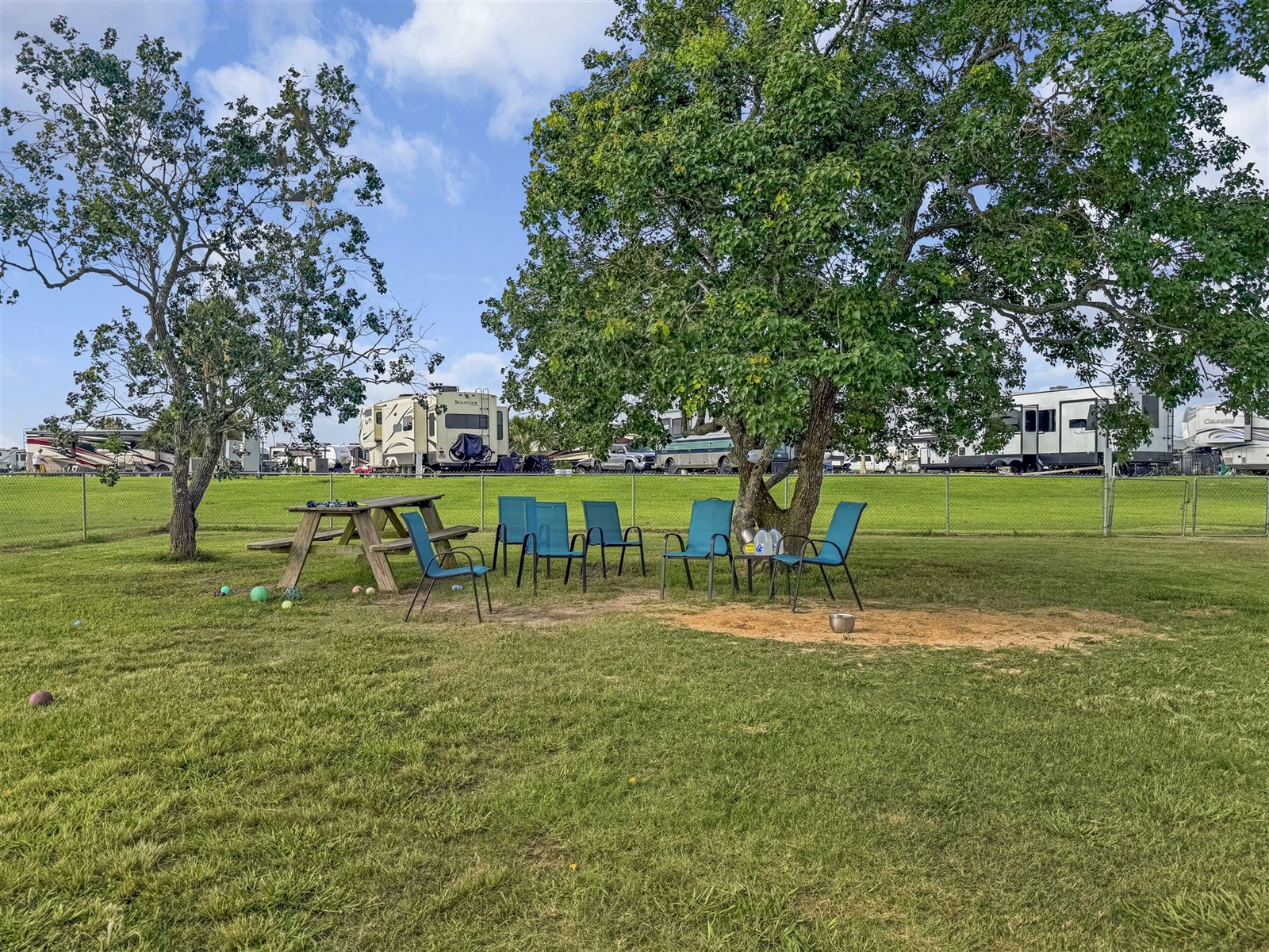 Wide Paved Roadways and Palm Trees Throughout 50-Acre Resort